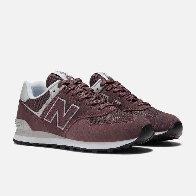 New Balance 574 Sneakers Dam Bruna Grå | NB915CVR