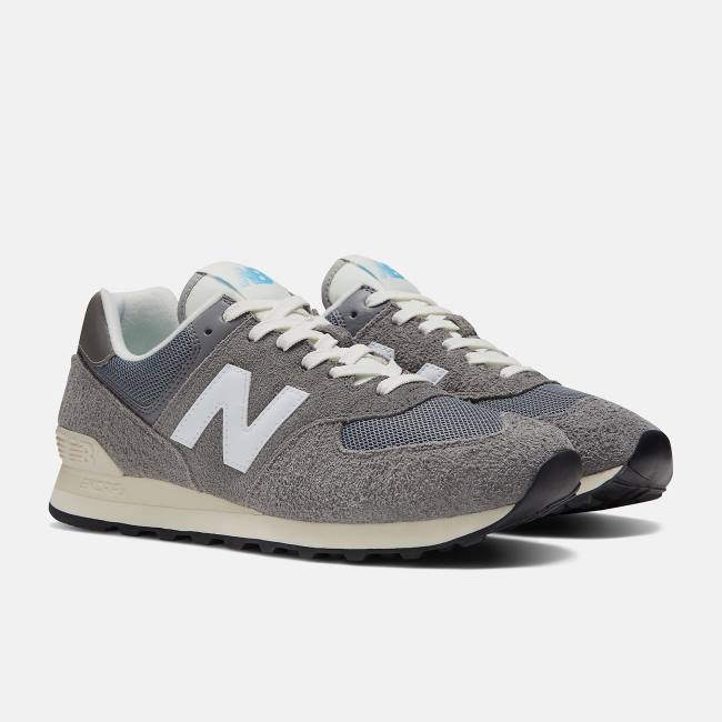 New Balance 574 Sneakers Dam Grå Vita | NB076RMV