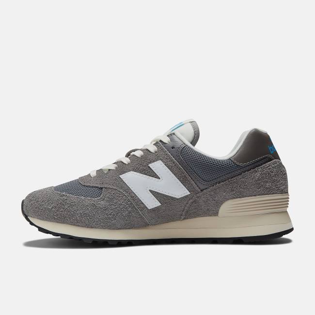 New Balance 574 Sneakers Dam Grå Vita | NB076RMV