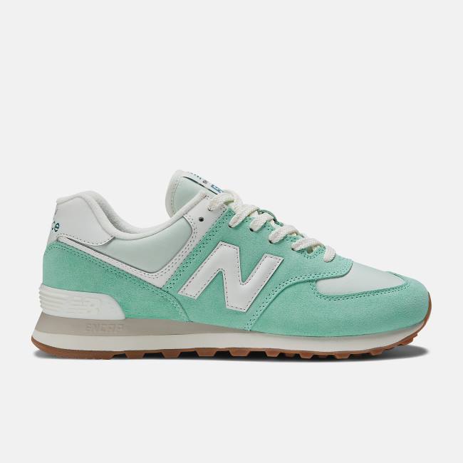 New Balance 574 Sneakers Dam Gröna Vita | NB952ERL