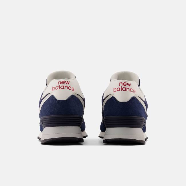 New Balance 574 Sneakers Dam Marinblå Vita | NB540JAY