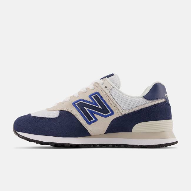 New Balance 574 Sneakers Dam Marinblå Vita | NB745RBW