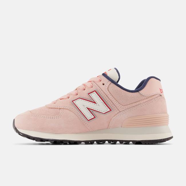 New Balance 574 Sneakers Dam Rosa Grå | NB927MFB