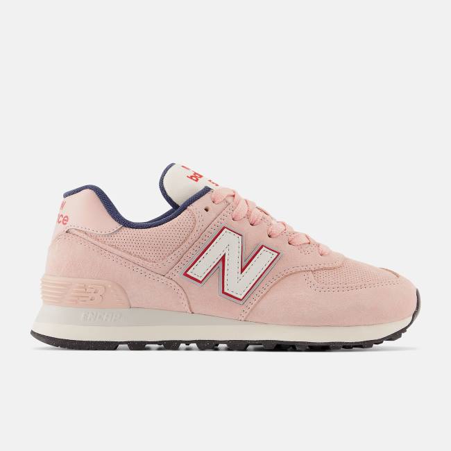 New Balance 574 Sneakers Dam Rosa Grå | NB927MFB