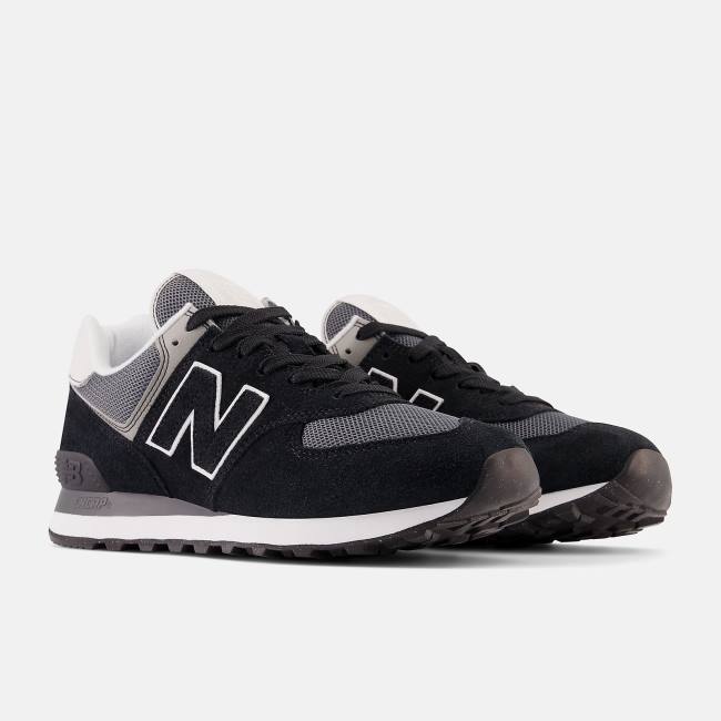 New Balance 574 Sneakers Dam Svarta Grå | NB286QMA