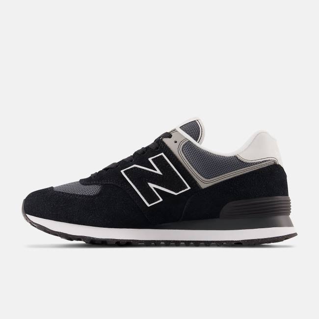 New Balance 574 Sneakers Dam Svarta Grå | NB286QMA