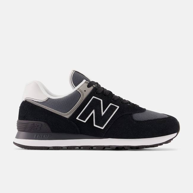 New Balance 574 Sneakers Dam Svarta Grå | NB286QMA