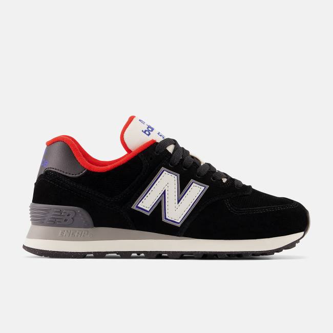 New Balance 574 Sneakers Dam Svarta Vita | NB703HQX