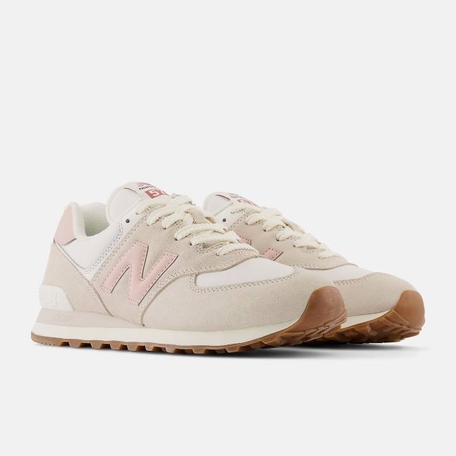 New Balance 574 Sneakers Dam Vita Rosa | NB418XOB