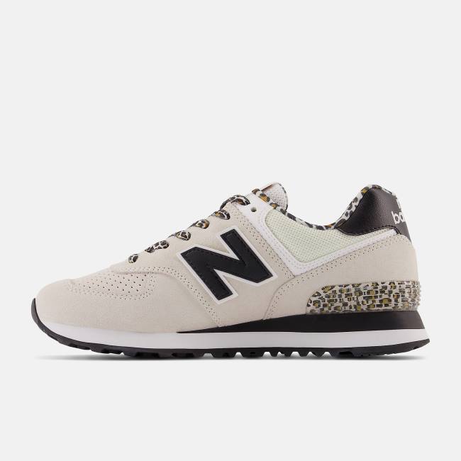 New Balance 574 Sneakers Dam Vita Svarta | NB285HXZ