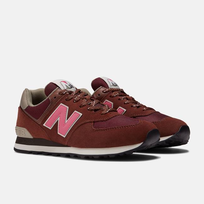 New Balance 574 Sneakers Herr Bruna Rosa | NB508MSW