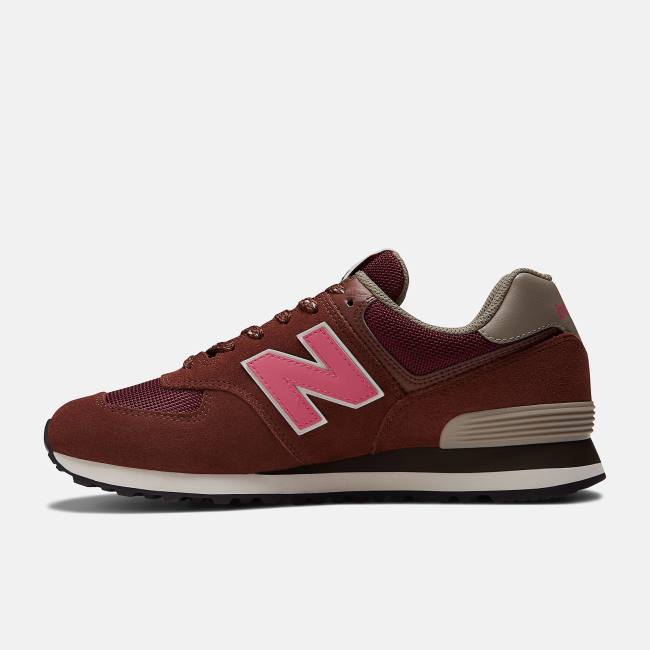 New Balance 574 Sneakers Herr Bruna Rosa | NB508MSW