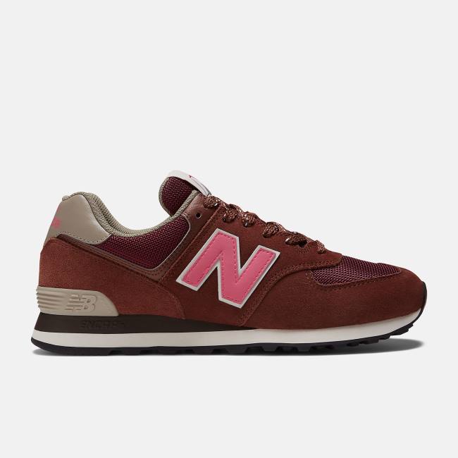 New Balance 574 Sneakers Herr Bruna Rosa | NB508MSW