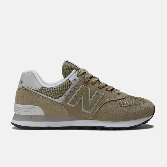 New Balance 574 Sneakers Herr Gröna Grå | NB048YPO