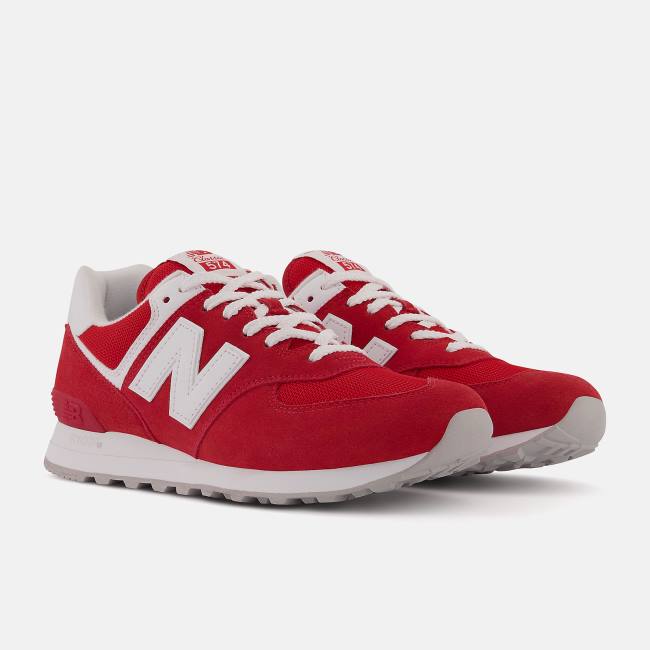 New Balance 574 Sneakers Herr Röda Vita | NB279UXB