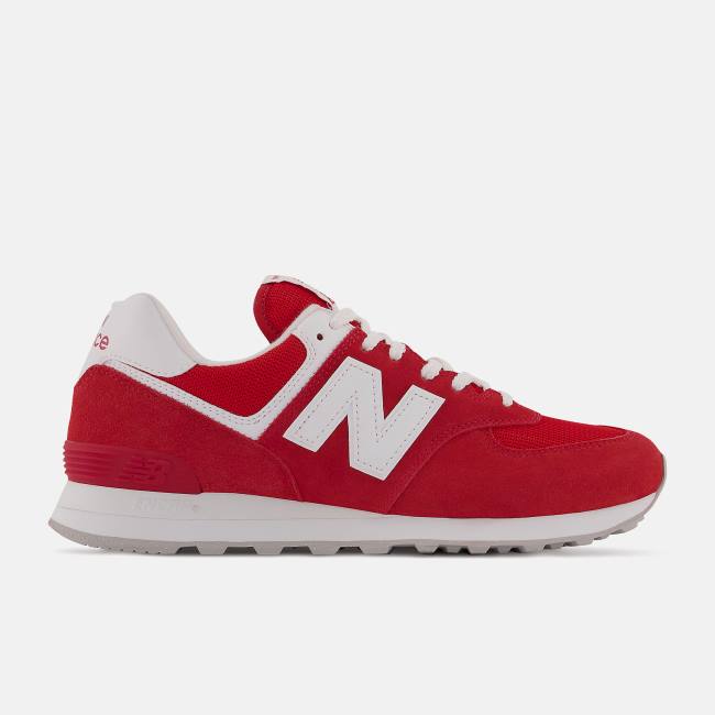 New Balance 574 Sneakers Herr Röda Vita | NB279UXB