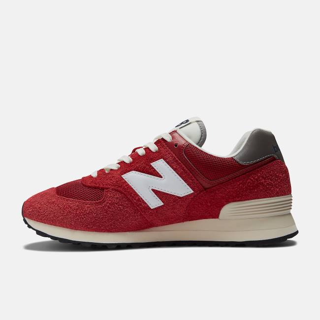 New Balance 574 Sneakers Herr Röda Vita | NB609RCI