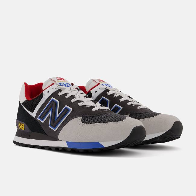 New Balance 574 Sneakers Herr Svarta Grå | NB491ZDQ