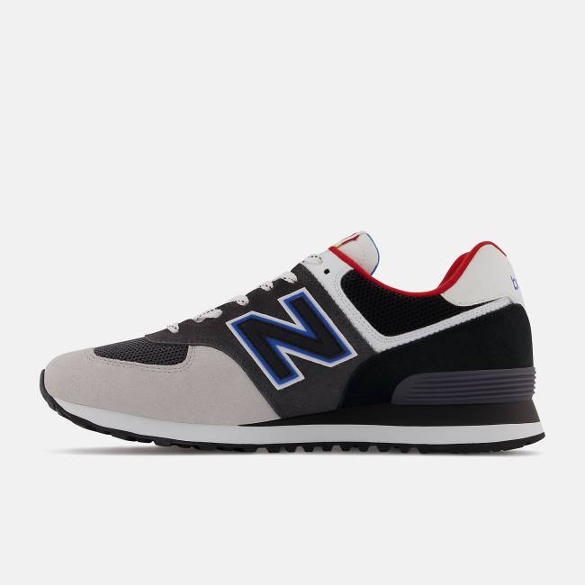 New Balance 574 Sneakers Herr Svarta Grå | NB491ZDQ