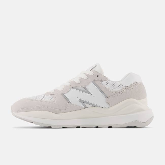 New Balance 57/40 Sneakers Herr Vita Ljusblå Silver Metal | NB032KEU