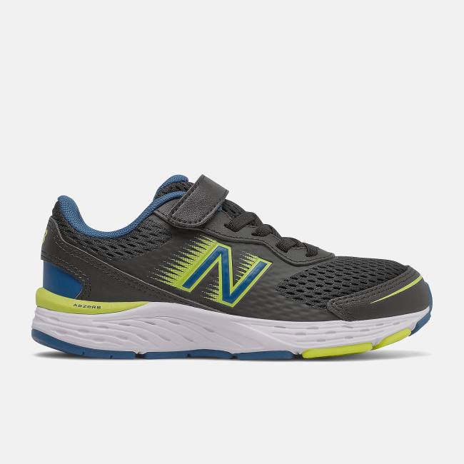 New Balance 680v6 Bungee Löparskor Barn Svarta Blå Gula | NB021AMT