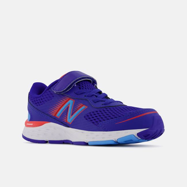 New Balance 680v6 Bungee Löparskor Barn Blå | NB247TVM