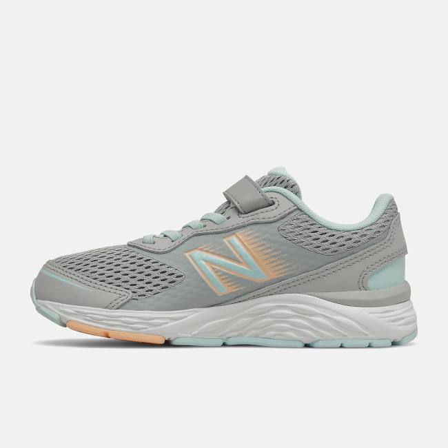 New Balance 680v6 Bungee Löparskor Barn Blå Ljusmango | NB392GBH