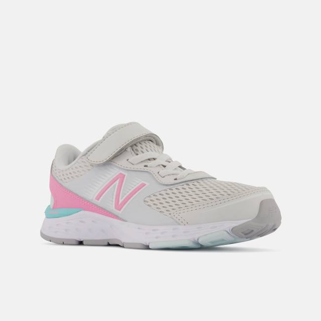 New Balance 680v6 Bungee Löparskor Barn Vita Rosa | NB490VST