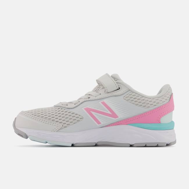 New Balance 680v6 Bungee Löparskor Barn Vita Rosa | NB490VST