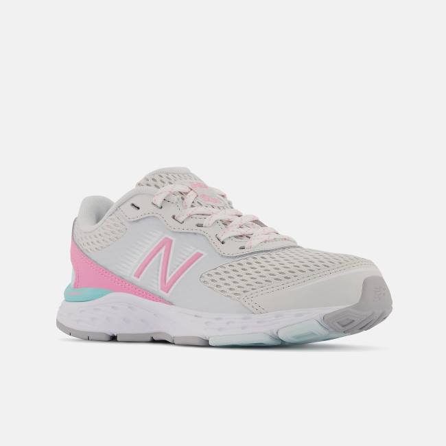 New Balance 680v6 Löparskor Barn Vita Rosa | NB816OKN