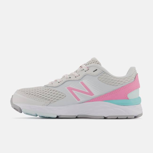 New Balance 680v6 Löparskor Barn Vita Rosa | NB816OKN