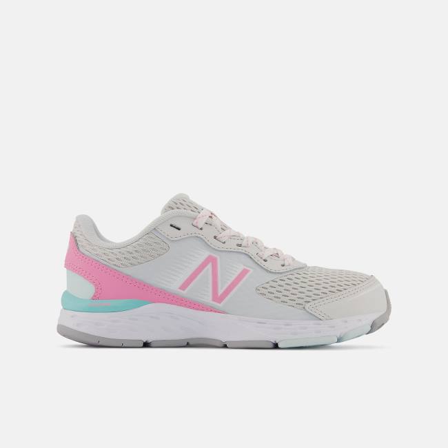 New Balance 680v6 Löparskor Barn Vita Rosa | NB816OKN