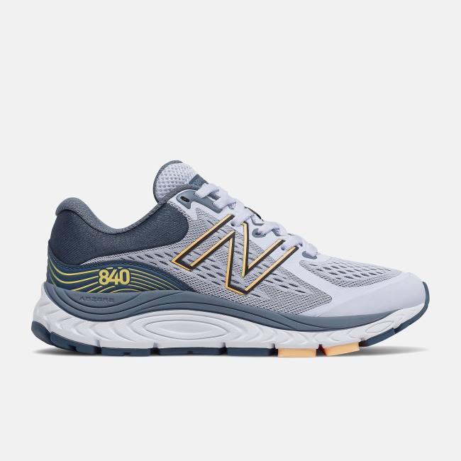 New Balance 840v5 Löparskor Dam Grå Ljusmango | NB196AQC