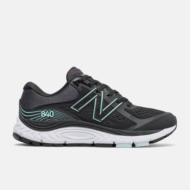 New Balance 840v5 Löparskor Dam Svarta Blå | NB489PRH