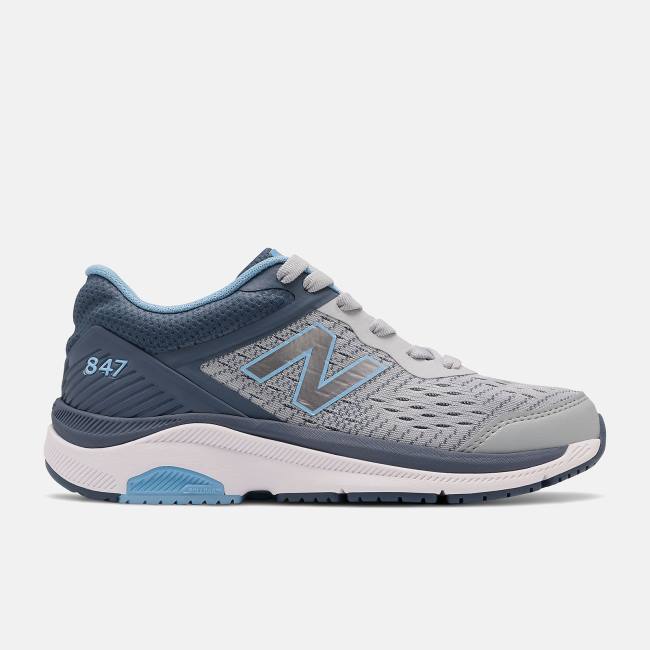 New Balance 847v4 Promenadskor Dam Ljusgrå Indigo Röda | NB230QIL