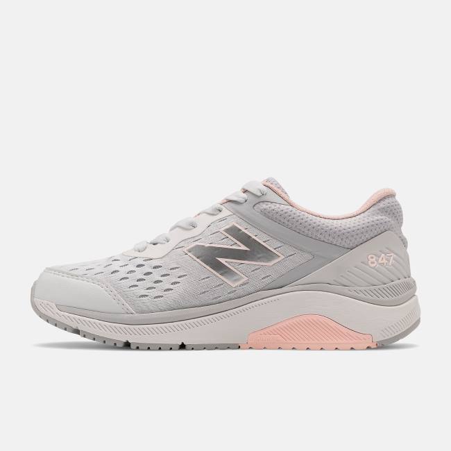 New Balance 847v4 Promenadskor Dam Silver Korall | NB296IKB