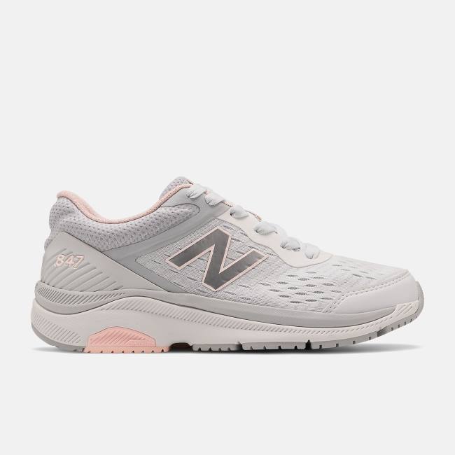 New Balance 847v4 Promenadskor Dam Silver Korall | NB296IKB