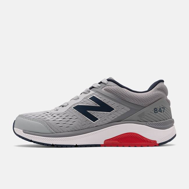 New Balance 847v4 Promenadskor Herr Silver Grå Beige Indigo | NB510QJH