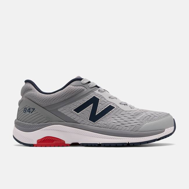 New Balance 847v4 Promenadskor Herr Silver Grå Beige Indigo | NB510QJH