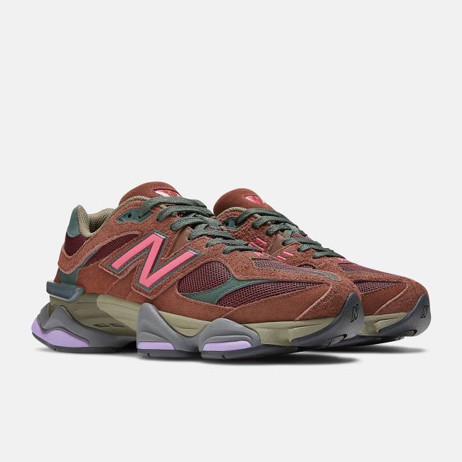 New Balance 9060 Sneakers Dam Vinröda Rosa | NB403KAI