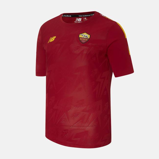 New Balance AS Roma Pre-Game Jersey T-shirt Herr Röda | NB610PEK