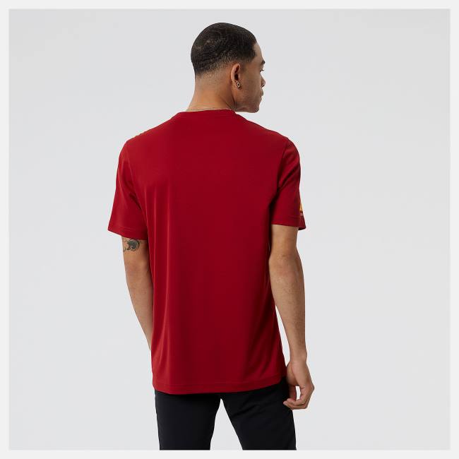 New Balance AS Roma Pre-Game Jersey T-shirt Herr Röda | NB610PEK