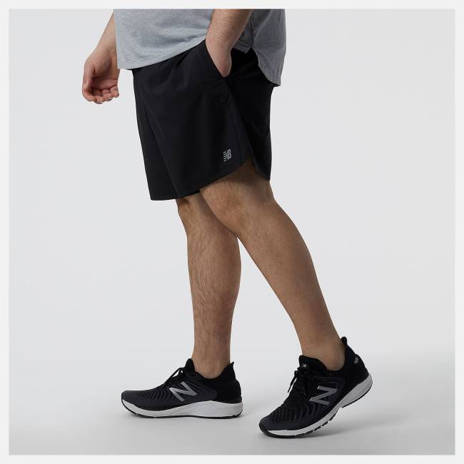 New Balance Accelerate 5 inch Shorts Herr Svarta | NB982EYI