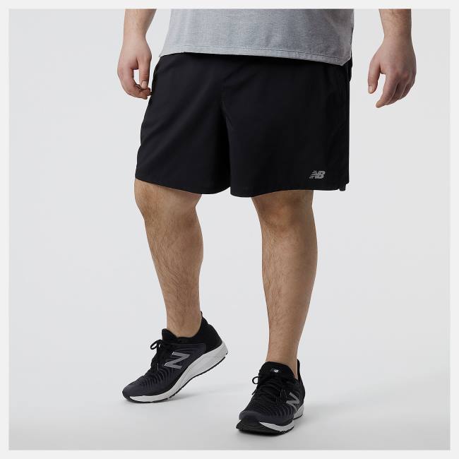 New Balance Accelerate 5 inch Shorts Herr Svarta | NB982EYI