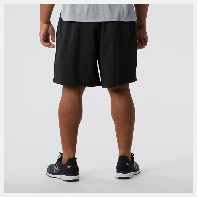 New Balance Accelerate 7 inch Shorts Herr Svarta | NB073MWL