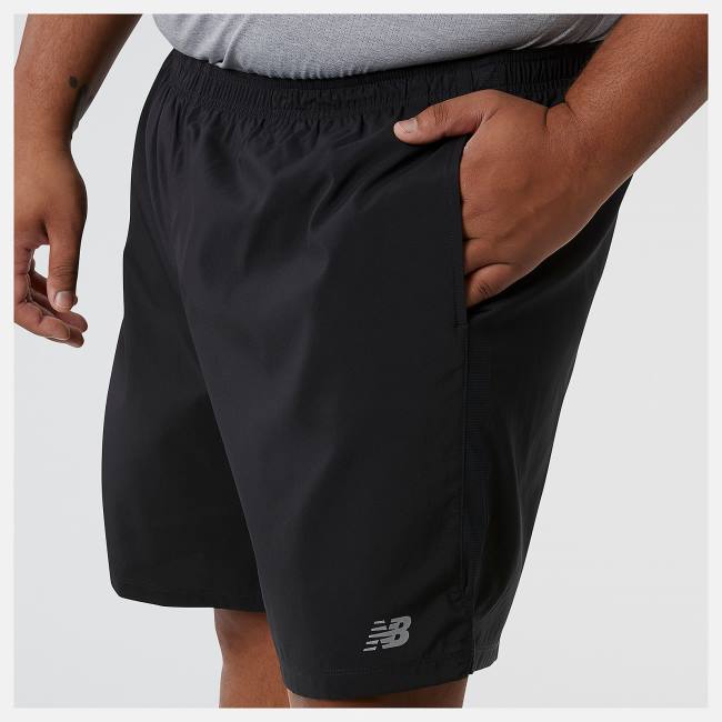 New Balance Accelerate 7 inch Shorts Herr Svarta | NB073MWL