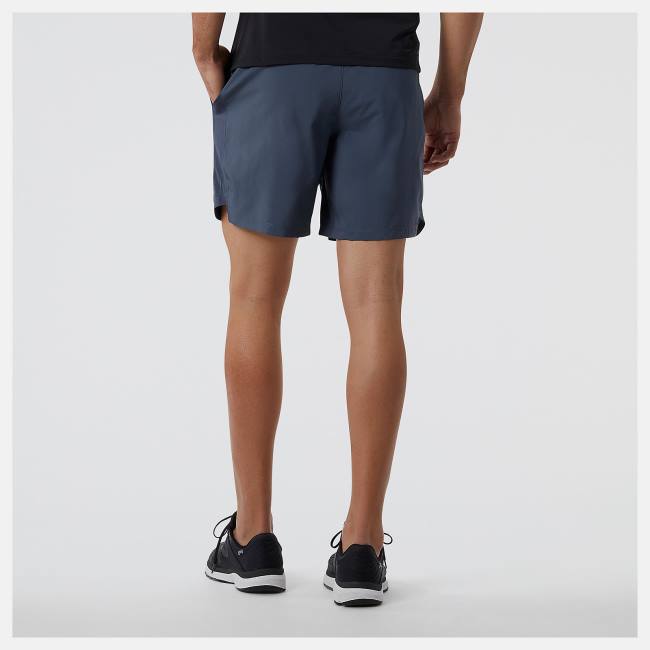 New Balance Accelerate 7 inch Shorts Herr Marinblå | NB127YBC