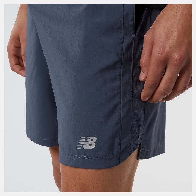 New Balance Accelerate 7 inch Shorts Herr Marinblå | NB127YBC