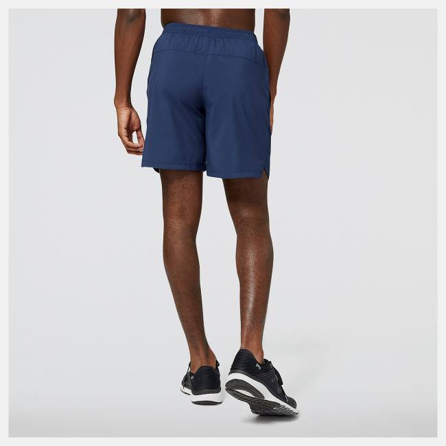 New Balance Accelerate 7 inch Shorts Herr Beige Indigo | NB513OSA