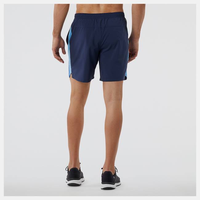 New Balance Accelerate 7 inch Shorts Herr Blå | NB539XJH